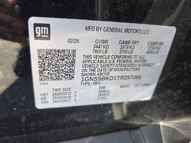 2026 Chevrolet Suburban W/ Leather LS