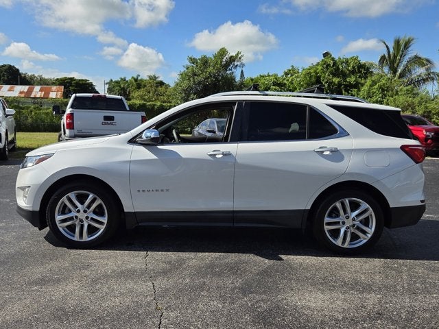 Used 2018 Chevrolet Equinox Premier with VIN 2GNAXNEXXJ6140754 for sale in Belle Glade, FL