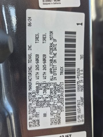 2024 Toyota Tundra 4WD SR5
