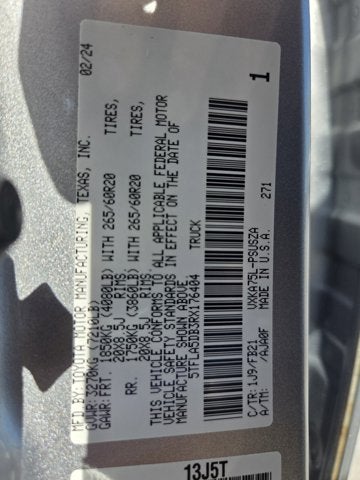 2024 Toyota Tundra 4WD SR5