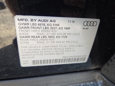 2019 Audi e-tron Premium Plus