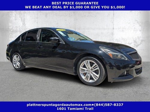 2012 INFINITI G37 Sedan Journey