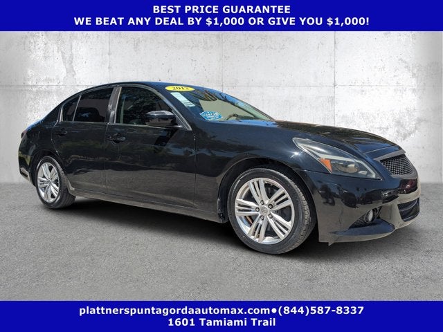 2012 INFINITI G37 Sedan Journey