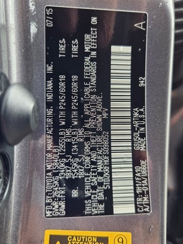 2015 Toyota Highlander LE