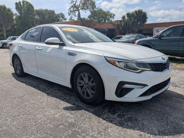 Used 2019 Kia Optima LX with VIN 5XXGT4L32KG346717 for sale in Belle Glade, FL