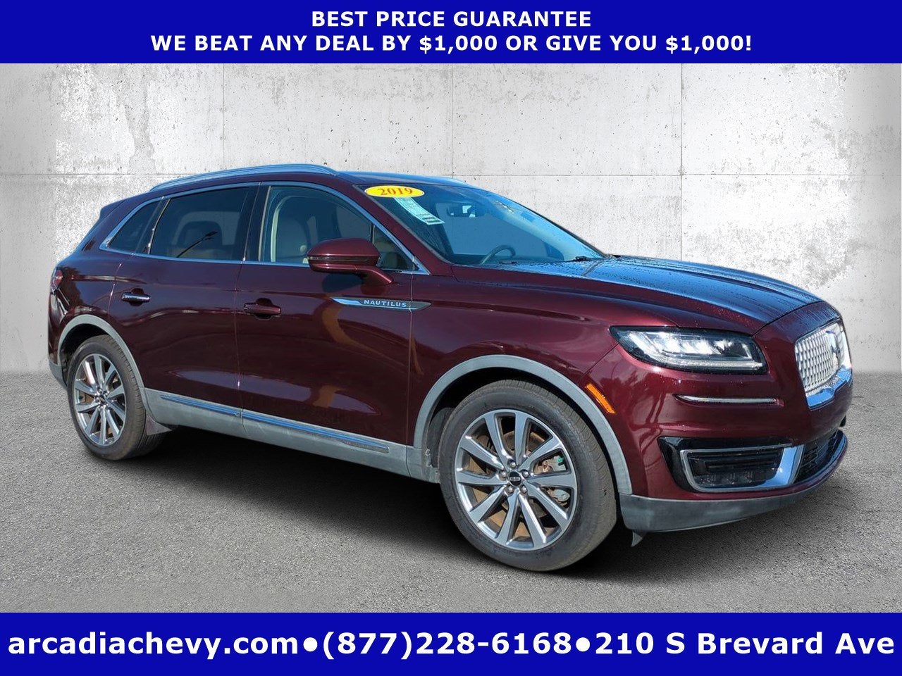 2019 Lincoln Nautilus Select