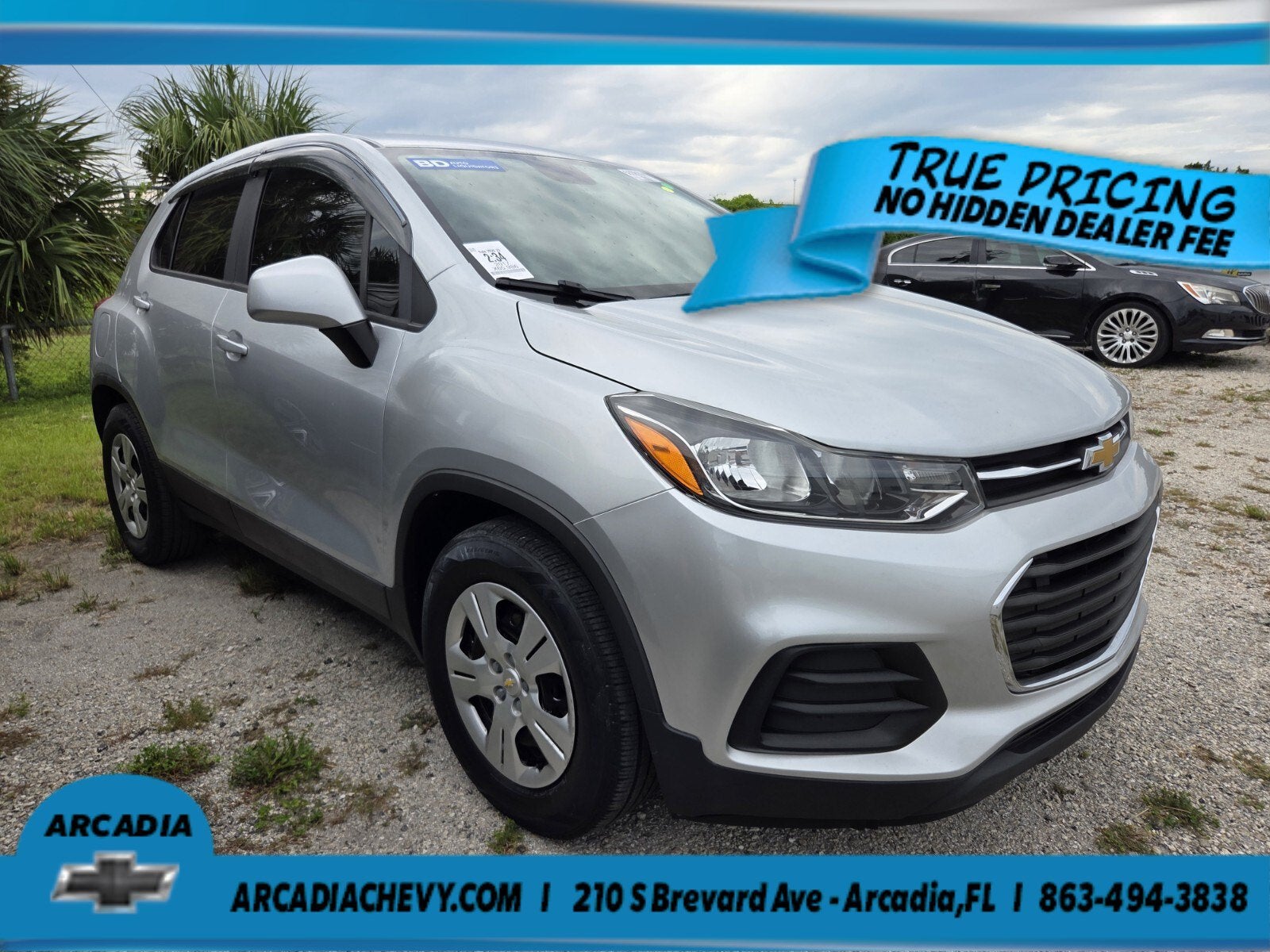 Used 2017 Chevrolet Trax LS with VIN 3GNCJKSB6HL158126 for sale in Belle Glade, FL