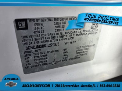 2018 Chevrolet Trax Premier