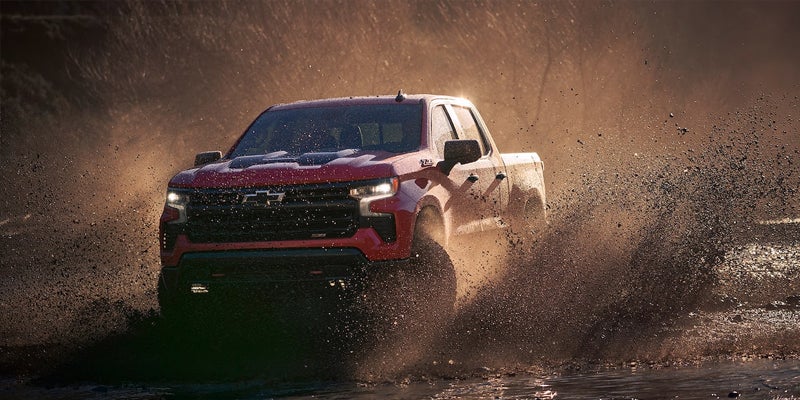 2023 Chevy Silverado Kicking up Dirt